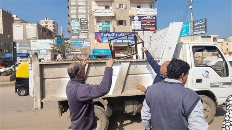 جانب من حملة الإزالة