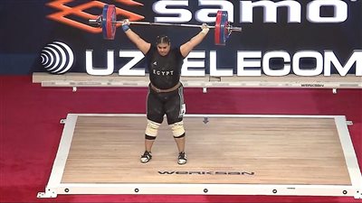 رفع الأثقال، حليمة عبد العظيم تحصد 3 ذهبيات في البطولة الأفريقية 