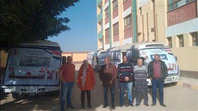 كشف وعلاج بالمجان لـ1200 حالة في قافلة طبية بمركز ببا ببني سويف