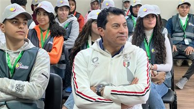 وزير الشباب يشهد فعاليات البرنامج التدريبي لأعضاء فريق متطوعي Junior volunteers 