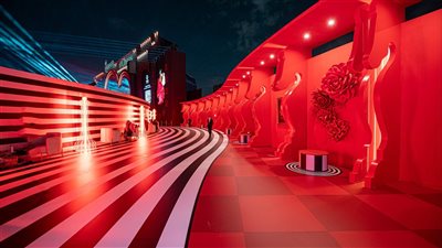 ديكورات فخمة وتجهيزات مميزة لحفل ليلة أحلام في موسم الرياض (صور)