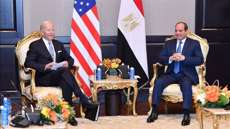السيسي وبايدن، فيتو