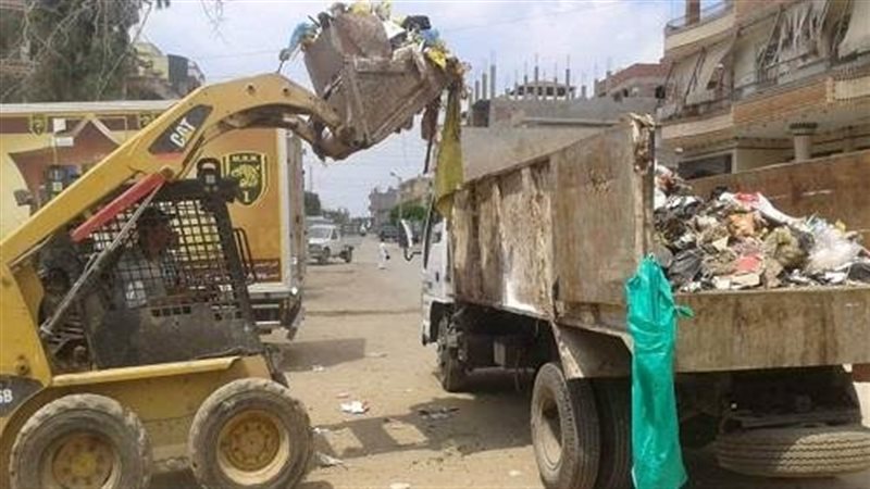 رفع مخلفات القمامة