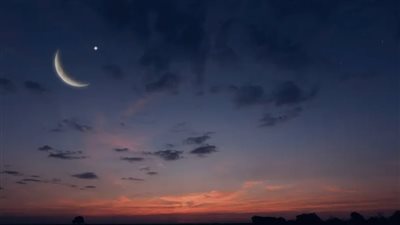 مركز الفلك الدولي ينشر صورة هلال شهر شعبان