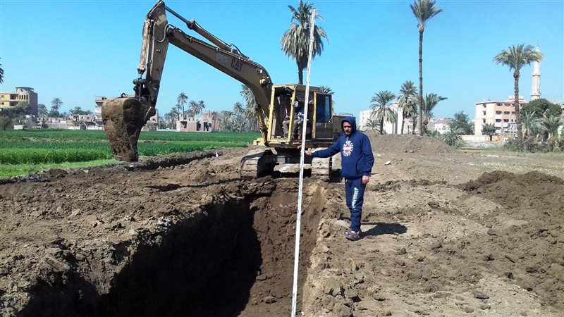 البدء في أعمال إنشاء