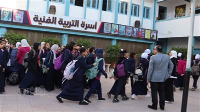 انتظام مدارس الدقهلية في أول أيام الفصل الدراسي الثاني (صور)