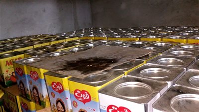 ضبط 7 أطنان و200 كيلو سمنة بسبب حجبهم عن السوق بالبحيرة 