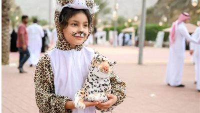 في اليوم العالمي للنمر العربي، مسيرة 7 كيلومترات بالسعودية للمطالبة بحمايته من الانقراض