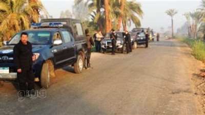 كردون أمني عقب إصابة 6 أشخاص في مشاجرة بقرية قاي ببني سويف 