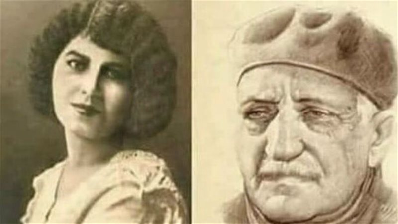 مى زيادة وعباس العقاد