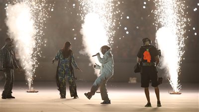 أجواء احتفالية رائعة قبل نهائي أمم إفريقيا بين كوت ديفوار ونيجيريا (فيديو وصور)