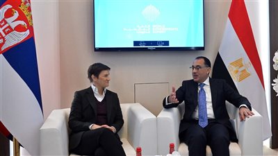 رئيس الوزراء يلتقي نظيرته الصربية لبحث تعزيز التعاون المشترك