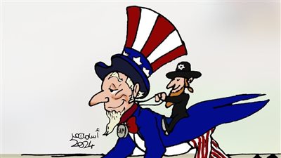 أمريكا وإسرائيل في كاريكاتير فيتو