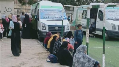 صحة الإسماعيلية تنظم قافلة طبية بالقصاصين ضمن مبادرة حياة كريمة (صور) 