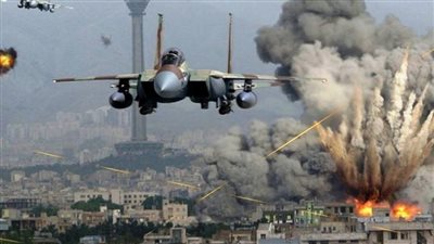 طيران الاحتلال يقصف حي البرازيل شرقي رفح الفلسطينية