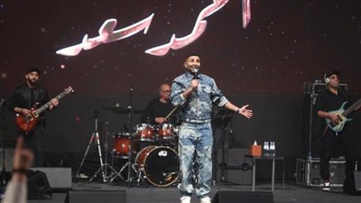 لقطات من حفل أحمد سعد في قطر (صور)