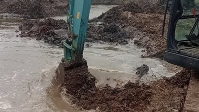 إزالة 4 حالات تعدٍ على أرض تابعة للثروة السمكية على مساحة 104 أفدنة بكفر الدوار 