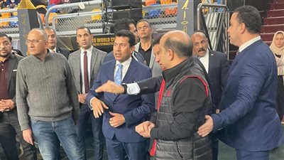 وزير الرياضة يتابع الاستعدادات النهائية لحفل افتتاح كأس العالم للجمباز الفني