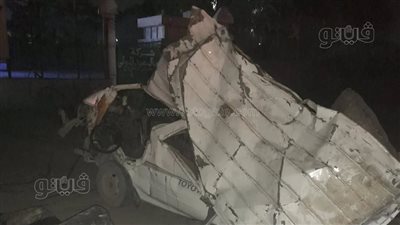  مصرع 14 شخصا وإصابة 8 آخرين في تصادم نقل و4 ميكروباصات بالإسكندرية (صور)