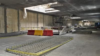 تقدم الأعمال في محطة حدائق الأهرام ضمن المرحلة الأولى من الخط الرابع لمترو الأنفاق (صور) 