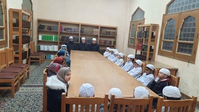 الورد اللي فتح في مساجد مصر.. أوقاف الوادي الجديد تنظم ندوات للأطفال (صور) 