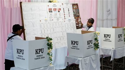 الأكبر في العالم، بدء التصويت في انتخابات إندونيسيا‎