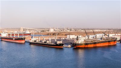 ميناء دمياط: رصيد صومعة الحبوب والغلال للقطاع العام من القمح تصل إلى 86 ألف طن 