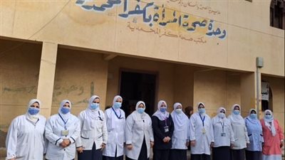 الكشف على 1555 مريضًا في قافلة علاجية بقرية كفر المحمدية بالدقهلية 