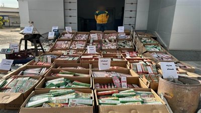 التحقيق في واقعة ضبط 7 ملايين قطعة ألعاب نارية داخل مخزن بالجمالية