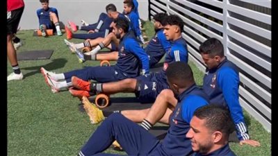 الأهلي يخوض مرانه الأخير بالقاهرة استعدادا لمواجهة شباب بلوزداد (صور)