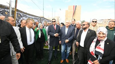 محافظ الدقهلية يفتتح ملعب مركز شباب بسنديلة التدريبي ببلقاس 