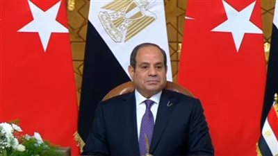 نص كلمة السيسي خلال مؤتمر صحفي مع نظيره التركي بقصر الاتحادية