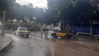هطول أمطار غزيرة في الإسكندرية 