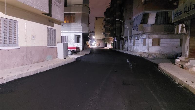 رصف شوارع العمرانية،