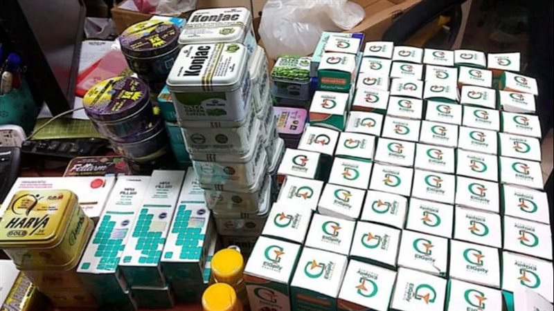 ضبطيات الأدوية المخالفة،فيتو