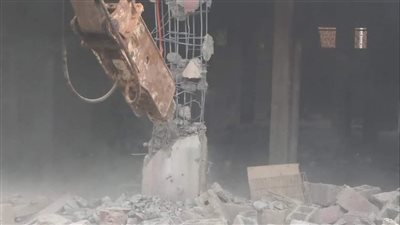 إزالة 13 حالة تعد على أملاك الدولة بالزرقا