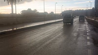 10 صور ترصد موجة الطقس السيئ في الإسكندرية 