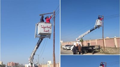 رئيس حي شرق بالإسكندرية يوجه بالاهتمام بأعمال صيانة ورفع كفاءة الأعمدة 