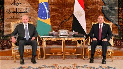 رئيس البرازيل: القاهرة من أهم شركائنا بأفريقيا وحجم الاستثمارات بين البلدين في ازدياد.. ونحتاج إلى خبرة مصر بمجال تغير المناخ بعد نجاحها في COP 27