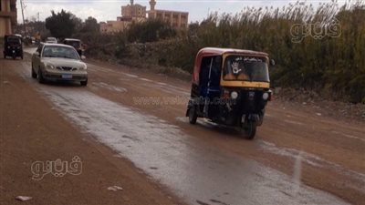 سقوط أمطار على مناطق متفرقة في الغربية (فيديو وصور) 