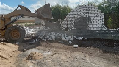 إزالة 25 حالة تعد برشيد وكوم حمادة والدلنجات