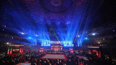 حفل افتتاح مبهر لبطولة كأس العالم للجمباز الفنى القاهرة 2024 