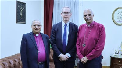 رئيس الكنيسة الأسقفية يستقبل سفير السويد