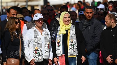 وزيرة التضامن: المساعدات المصرية لقطاع غزة تحتل المركز الأول بنسبة 60% (فيديو وصور)