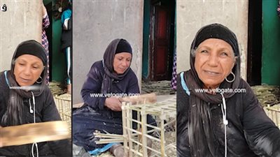60 عاما من شقاء الأيدي الناعمة.. سيدة الأقفاص بقنا تروي قصة كفاحها في المهنة.. تستعين بنجلها وحفيدها لصناعة الإبداع من سعف النخيل (فيديو)