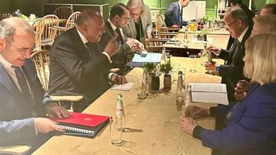 على هامش مؤتمر ميونخ للأمن، وزير الخارجية يلتقي بقادة مجموعة The Elders الداعمة للسلام