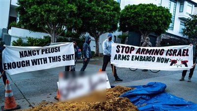 إلقاء 136 كيلو روث بقر أمام منزل بيلوسي، ما القصة؟ (فيديو)