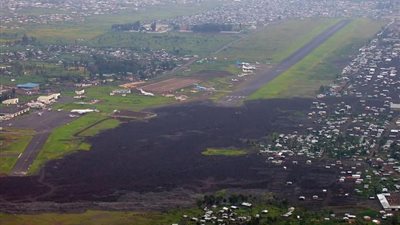 انفجار قنبلة بمطار مدينة جوما في الكونغو