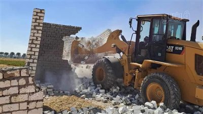 إزالات بالجملة في المنيا، استمرار أعمال الموجة 23 لإزالة التعديات في المنيا 