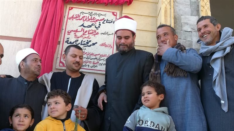 جانب من افتتاح مسجد